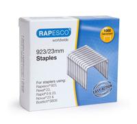 Rapesco Pack Of 5 Boxes Of 1000 Galvanised Staples 923/23 mm Type 23