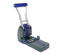 Rapesco PF220API ECO P2200 High-Capacity 2-Hole Punch, 150 Sheet Capacity, Black and Purple