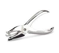 Rapesco PF25A001 Single Hole Paper Punch, 10 Sheet Capacity, Silver