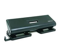 Rapesco PF75P0B1 75-P 4-Hole Punch, 16 Sheet Capacity, Black