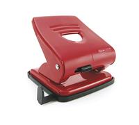 Rapesco PF827AR1 827 2-Hole Metal Punch, 30 Sheet Capacity, Red