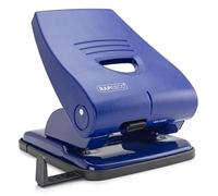 Rapesco PF835PL2 Heavy Duty 835-P 2-Hole Punch, 40 Sheet Capacity, Blue