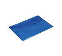 Rapesco Popper Wallet Foolscap Blue (Pack of 5) 0693