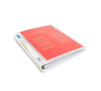 Rapesco Presentation Ring Binders. Polypropylene Coloured Binders Provide For Distinctive And Cost Effective Solution To Presentations. 25mm. Clear. 4 Ring 'D' Mechanism.