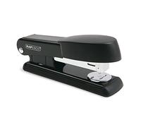 Rapesco R53500B2 Bowfin Half Strip Metal Stapler, 25 Sheet Capacity, Black