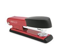 Rapesco R53500R2 Bowfin Half Strip Stapler, 25 Sheet Capacity, Red