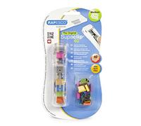 Rapesco Clip Dispenser Supaclip 40 RC4025MC – See-through, 25 Refill Clips, Assorted Colours