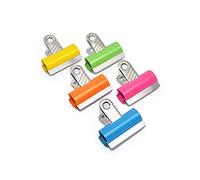 Rapesco RCB30COL 30 mm Letter Clips, Assorted Colours, Pack of 10