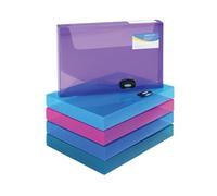 Rapesco Rigid Wallet Box File 40mm A4 Assorted (5 Pack)