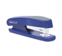 Rapesco RR7260L3 Sting Ray Half Strip Stapler, 20 Sheet Capacity, Blue