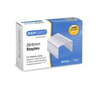 Rapesco S11662Z3 Staples 26/6 mm Galvanized [Box of 5 000]