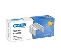 Rapesco S13080Z3 13/8mm Galvanised Staples, Box 5000