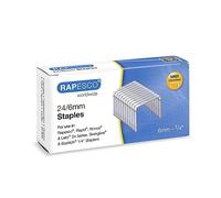 Rapesco Staples S24602Z3 Type 24/6 mm (No.16) Galvanised Pack of 5000