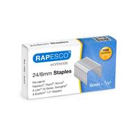 Q-Connect 24/6 Metal Precision Engineered Staples (1000 Pack) KF01278