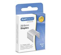 Rapesco S2662MA3 26/6mm (No.56) Galvanised Staples, Box of 2000