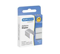 Rapesco S2662MA3 26/6mm (No.56) Galvanised Staples, Box of 2000