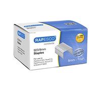 Rapesco S92308Z3 923/8 mm Galvanised Staples, Type 23, Box of 4000