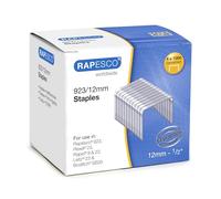 Rapesco S92312Z3 923/12 mm Galvanised Staples, Type 23, Box of 4000