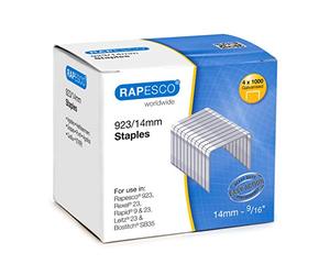 Rapesco S92314Z3 Type 923/14 mm Galvanised Heavy Duty Staples, 4000 Staples