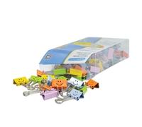 Rapesco Smiles Foldback Clip 19mm Assorted (80 Pack)