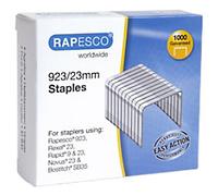 Rapesco Staples 923/23 1242 Steel Silver Pack of 1000