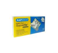 Rapesco Rapesco Supaclip 60 Refill Clips Stainless Steel 60 Sheet Capacity (Pack