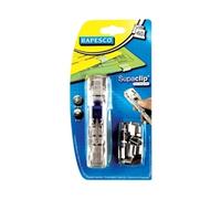 Rapesco Supaclip Clip Dispenser Metal, Plastic Silver 21 mm