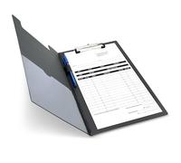 Rapesco VFDCB0B3 Foldover Clipboard with Pocket, A4+, Black