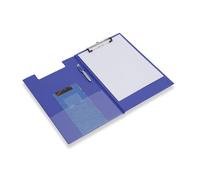 Rapesco Foldover Clipboard Foolscap Blue VFDCB0L3