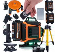 RAPH 16L Laser Level - 16 Green Lines | USB-C | for Construction Site