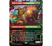 Raph & Mikey, Troublemakers (Showcase Frame) | Teenage Mutant Ninja Turtles