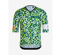 Rapha Amani Pro Team Aero Jersey short sleeve green yellow white - S