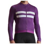 Rapha - Brevet Long Sleeve Merino Jersey III - Cycling jersey size XXL, purple
