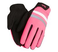 Rapha Brevet Reflective Gloves in High-Vis Pink XL