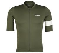 Rapha Men's Core Jersey in Dark Green and White S