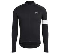 Rapha Men's Core Thermal Long Sleeve Jersey in Black and White S
