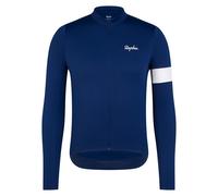 Rapha Core Thermal Long Sleeve Jersey M Navy / White