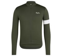 Rapha - Core Thermal Long Sleeve Jersey - Cycling jersey size S, olive