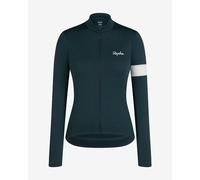 Rapha Core Thermal Long Sleeve Jersey Dark Greenish Blue Women - S