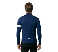Rapha Core Thermal Long Sleeve Jersey L Navy / White