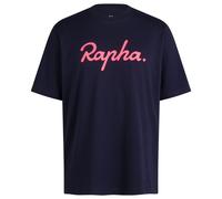 Rapha - Cotton T-Shirt Large Logo - T-shirt size XXL, blue