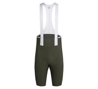 Rapha Men's Brevet Element Cargo Bib Shorts in Dark Green and White S