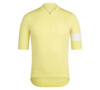 Rapha Mens Core Jersey in Citron and White M