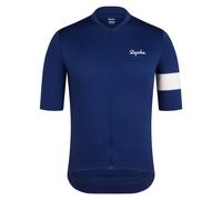 Rapha Mens Core Jersey in Dark Navy and White M