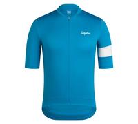 Rapha Men's Core Jersey in Teal Blue and White L