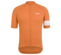 Rapha Men's Core Lightweight Short Sleeve Cycling Jersey in Dusted Orange and White XS