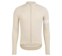 Rapha Men's Core Long Sleeve Cycling Jersey in Bone and White S
