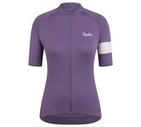 Rapha Women's Core Short Sleeve Cycling Jersey in Dusted Lilac and White XSM