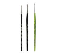 Raphael Brush Series 8413, Kolinsky Extra Fine Long Point, Set of 2, Size 0 2 and 373