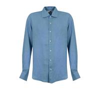 Raphael Linen Shirt- male- MC2 Saint Barth- Casual Shirts- Blue- 2XL- Shirts 2XL